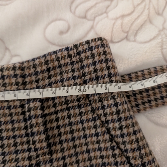 [NWT] Maje Jeling Brown Checked Houndstooth Mini Skirt w/Belt Sz FR 36 Small - Picture 13 of 13